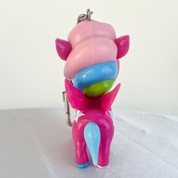 Rare Tokidoki Robbery Unicorno Bag Charm Keychain Vintage 2014 Pink Comet HTF - Picture 5 of 9